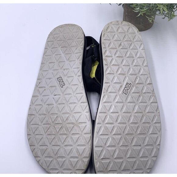 Men's Teva Original Universal Black Suede Strap And Footbed Sandal Size 13 - Picture 6 of 12